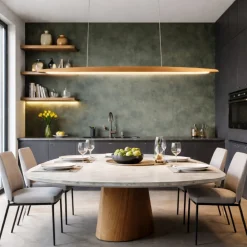 Lampadari Moderni-Fabas Luce ribot lampadario a sospensione in legno per tavolo sala da pranzo