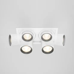 Faretti Da Incasso-Maytoni Faretti a cestello da incasso hidden bianco 2 luci led 20w 3000k 220v
