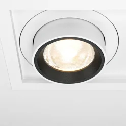 Faretti Da Incasso-Maytoni Faretti a cestello da incasso hidden bianco 2 luci led 20w 3000k 220v