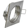 Faretti Da Incasso-Selezionato da Mazzolaluce Faretti incasso per controsoffitti quadrato nickel orientabile