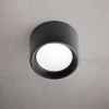 Faretti Da Esterno-Top Light Faretto a soffitto da esterno pisa nero tondo