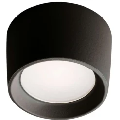 Faretti Da Esterno-Top Light Faretto a soffitto da esterno pisa nero tondo