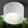 Faretti Da Esterno-Top Light Faretto a soffitto da esterno pisa bianco tondo