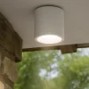 Faretti Da Esterno-Selezionato da Mazzolaluce Faretto a soffitto da esterno bianco tondo led 12w 3000k ip65