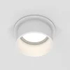 Faretti Da Incasso-Maytoni Faretto bianco da incasso a soffitto rotondo reif