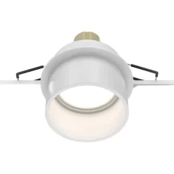 Faretti Da Incasso-Maytoni Faretto bianco da incasso a soffitto rotondo reif