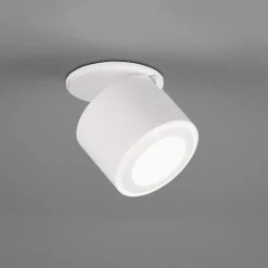 Faretti Da Incasso-Selezionato da Mazzolaluce Faretto bianco da incasso led 6w 3000k orientabile