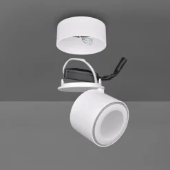 Faretti Da Incasso-Selezionato da Mazzolaluce Faretto bianco da incasso led 6w 3000k orientabile