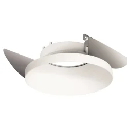 Faretti Da Incasso-Selezionato da Mazzolaluce Faretto bianco da incasso rotondo in metallo per soffitto
