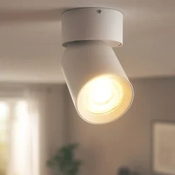 Faretti Da Soffitto-Selezionato da Mazzolaluce Faretto bianco da soffitto orientabile moderno