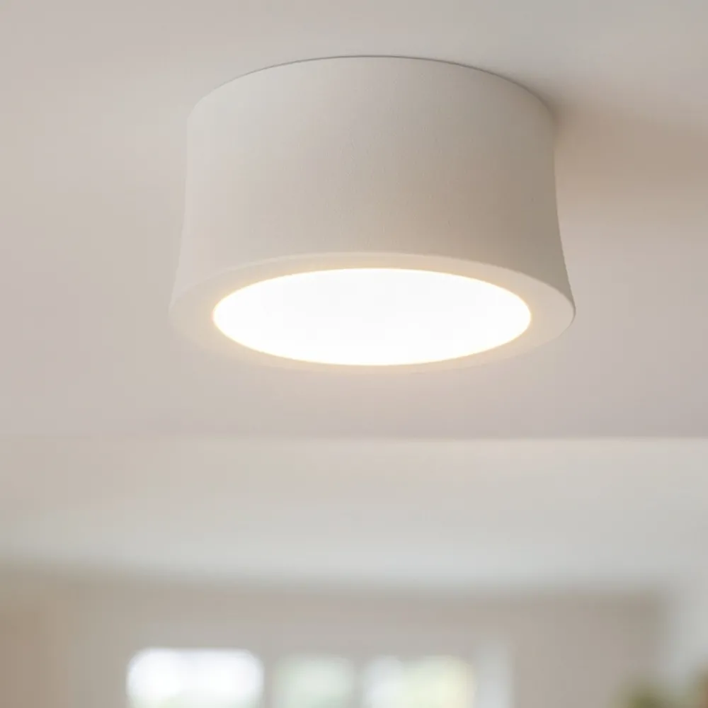 Faretti Da Soffitto-Selezionato da Mazzolaluce Faretto bianco led 7w 4000k da soffitto rotondo moderno