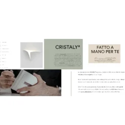 Faretti Da Soffitto-Selezionato da Mazzolaluce Faretto cilindro corto da soffitto bianco di gesso cristaly