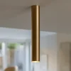 Faretti Da Soffitto-Selezionato da Mazzolaluce Faretto cilindro da soffitto oro ottone