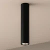 Faretti Da Soffitto-Selezionato da Mazzolaluce Faretto cilindro da soffitto nero per interni