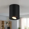 Faretti Da Soffitto-Selezionato da Mazzolaluce Faretto cilindro moderno nero luce orientabile