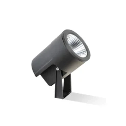 Faretti Da Esterno-Selezionato da Mazzolaluce Faretto con picchetto da giardino moderno nero led 18w 4000k