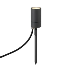 Faretti Da Esterno-Selezionato da Mazzolaluce Faretto con picchetto da prato per giardino ip65 antracite