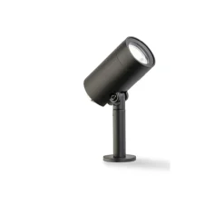 Faretti Da Esterno-Selezionato da Mazzolaluce Faretto con picchetto nero da giardino led 5w 3000k ip65