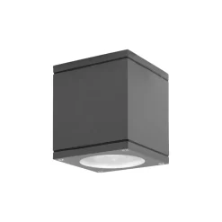 Faretti Da Esterno-Selezionato da Mazzolaluce Faretto cubo da soffitto per esterno antracite