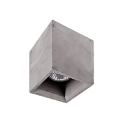 Faretti Da Soffitto-Selezionato da Mazzolaluce Faretto cubo di cemento da soffitto grigio fp