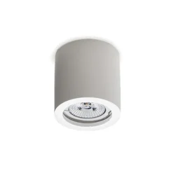 Faretti Da Incasso-Selezionato da Mazzolaluce Faretto da cucina cilindro di gesso cristaly bianco gu10 led per interni