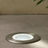 Faretti Da Esterno-Selezionato da Mazzolaluce Faretto da esterno a incasso acciaio rotondo calpestabile ip65