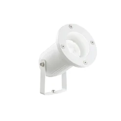 Faretti Da Esterno-IsyLuce Faretto da esterno a parete soffitto orientabile bianco