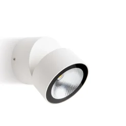 Faretti Da Esterno-Selezionato da Mazzolaluce Faretto da esterno bianco luce orientabile led 12w 4000k