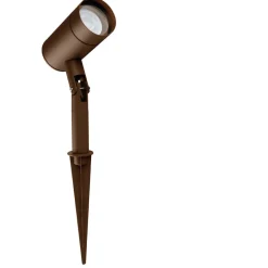Faretti Da Esterno-Selezionato da Mazzolaluce Faretto da esterno con picchetto corten luce orientabile gu10