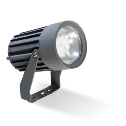 Faretti Da Esterno-Selezionato da Mazzolaluce Faretto da esterno con picchetto grigio moderno led 12w 4000k
