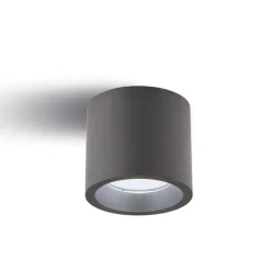 Faretti Da Esterno-Selezionato da Mazzolaluce Faretto da esterno grafite cilindro led 12w 4000k ip65