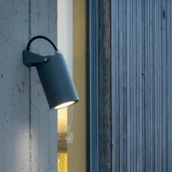 Faretti Da Esterno-Selezionato da Mazzolaluce Faretto da esterno grigio led 13w 3000k orientabile