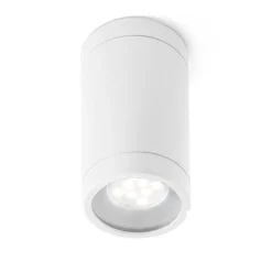 Faretti Da Esterno-Selezionato da Mazzolaluce Faretto da esterno led a soffitto ip44 cilindro bianco gu10 fp
