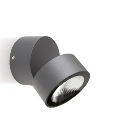 Faretti Da Esterno-Selezionato da Mazzolaluce Faretto da esterno led orientabile 3000k grafite ip54