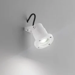 Faretti Da Esterno-IsyLuce Faretto da esterno orientabile bianco e-sea anti corrosione