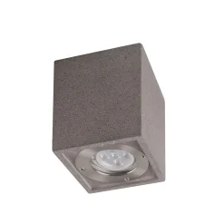 Faretti Da Esterno-Selezionato da Mazzolaluce Faretto da esterno per soffitto cubo in cemento