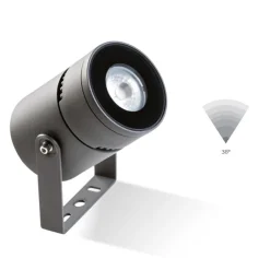 Faretti Da Esterno-Selezionato da Mazzolaluce Faretto da esterno 12w 4000k grafite orientabile ip65