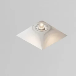 Faretti Da Incasso-Selezionato da Mazzolaluce Faretto da incasso a soffitto quadrato di gesso a scomparsa