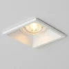 Faretti Da Incasso-Selezionato da Mazzolaluce Faretto da incasso a soffitto in metallo quadrato bianco