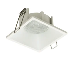 Faretti Da Incasso-Selezionato da Mazzolaluce Faretto da incasso a soffitto in metallo quadrato fp