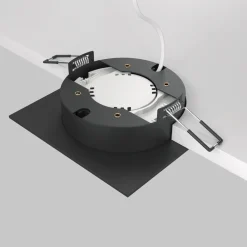 Faretti Da Incasso-Maytoni Faretto da incasso a soffitto nero oro gx53 hoop