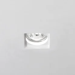 Faretti Da Incasso-Selezionato da Mazzolaluce Faretto da incasso a soffitto quadrato di gesso gu10 220v
