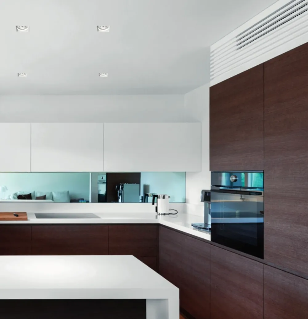 Faretti Da Incasso-Selezionato da Mazzolaluce Faretto da incasso a soffitto quadrato di gesso gu10 220v