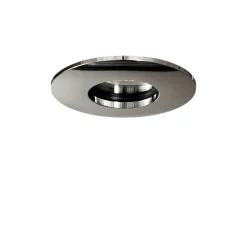 Faretti Da Incasso-Selezionato da Mazzolaluce Faretto da incasso a soffitto rotondo cromo per bagno doccia