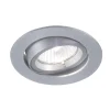 Faretti Da Incasso-Selezionato da Mazzolaluce Faretto da incasso a soffitto rotondo grigio orientabile