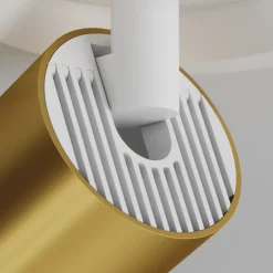 Faretti Da Incasso-Maytoni Faretto da incasso a soffitto cilindro oro orientabile focus