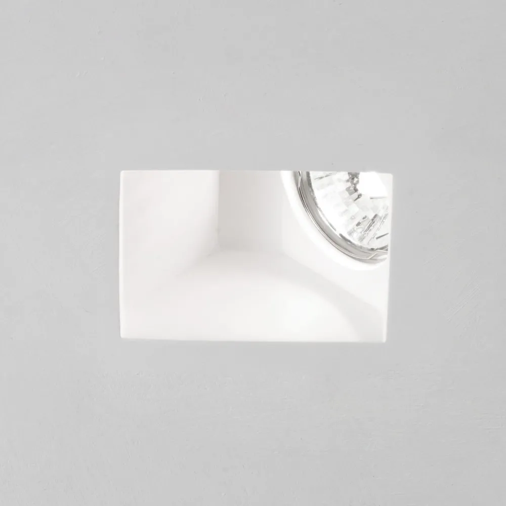 Faretti Da Incasso-Selezionato da Mazzolaluce Faretto da incasso a soffitto gesso a scomparsa laterale gu10