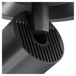 Faretti Da Incasso-Maytoni Faretto da incasso a soffitto cilindro nero orientabile focus