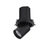 Faretti Da Incasso-Selezionato da Mazzolaluce Faretto da incasso a soffitto led 15w 3000k nero orientabile