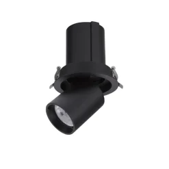 Faretti Da Incasso-Selezionato da Mazzolaluce Faretto da incasso a soffitto led 15w 3000k nero orientabile
